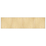 Vidaxx tapis rectangulaire 100x400 cm bambou naturel clair