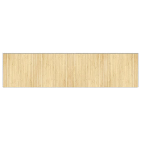 Vidaxx tapis rectangulaire 100x400 cm bambou naturel clair