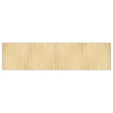 VidaXL rug rectangular 100x400 cm bamboo light natural