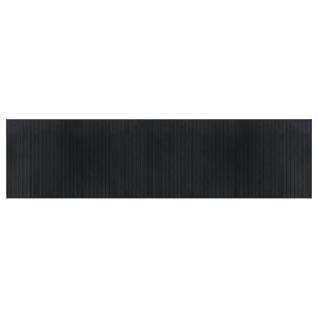 Vidaxx tapis rectangulaire 100x400 cm bambou gris