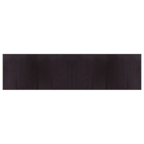 Vidaxx tapis rectangulaire 100x400 cm bambou marron foncé