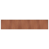 Vidaxx tapis rectangulaire 100x500 cm bambou marron