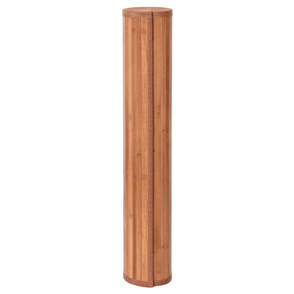 Vidaxx tapis rectangulaire 100x500 cm bambou marron