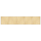 Vidaxx tapis rectangulaire 100x500 cm bambou naturel clair