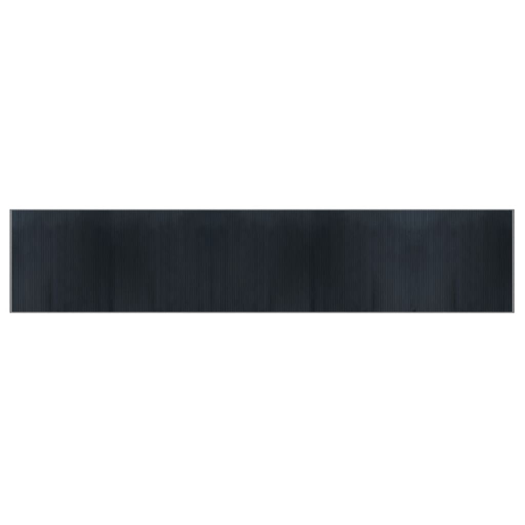 Vidaxx tapis rectangulaire 100x500 cm bambou gris