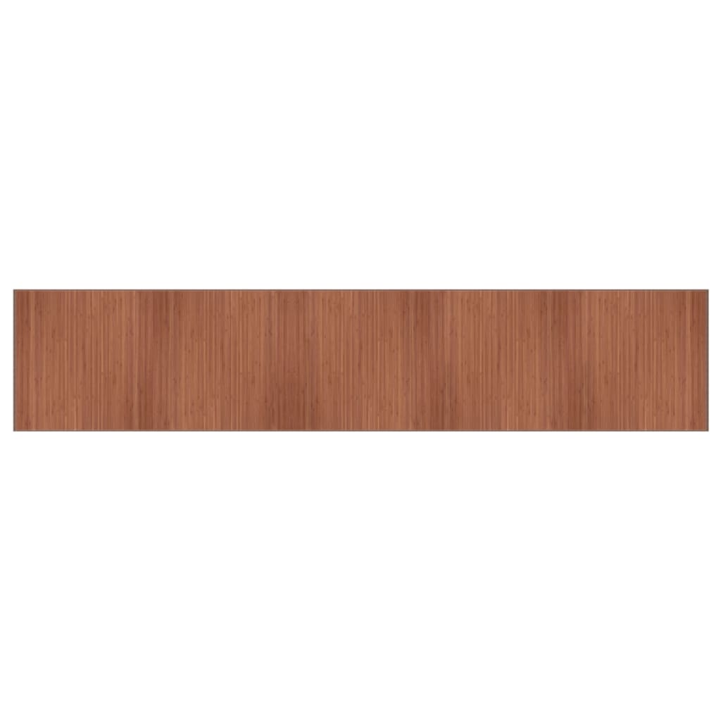 Vidaxx tapis rectangulaire 100x1000 cm bambou marron
