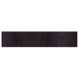Vidaxx tapis rectangulaire 100x1000 cm bambou marron foncé