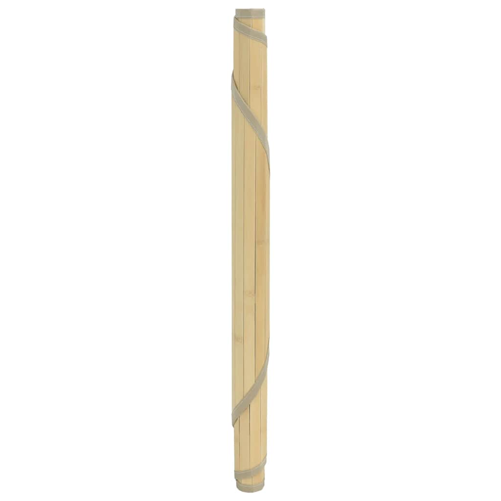 VidaXL tapis rond 60 cm bambou naturel clair