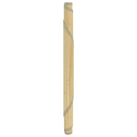 VidaXL tapis rond 60 cm bambou naturel clair