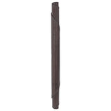 Vidaxl tappeto intorno a 60 cm Bamboo marrone scuro