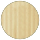 VidaXL tapis rond 80 cm bambou naturel clair