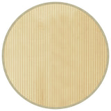 Vidaxl tappeto intorno a 80 cm Bamboo Light Natural