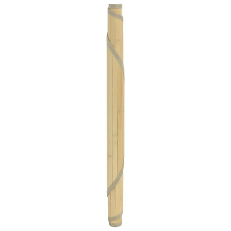 VidaXL tapis rond 80 cm bambou naturel clair