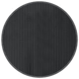 VidaXL tapis rond 80 cm bambou gris