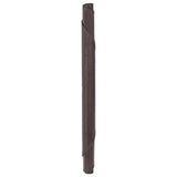 VidaXL Tapis rond 80 cm bambou marron foncé