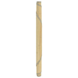 VidaXL Tapis rond 100 cm bambou naturel clair