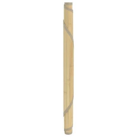 VidaXL Tapis rond 100 cm bambou naturel clair