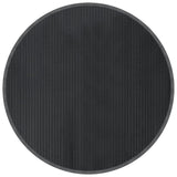 VidaXL Tapis rond 100 cm bambou gris