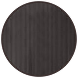 VidaXL tapis rond 100 cm bambou marron foncé