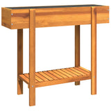 Vidaxx jardinière surélevée 90x30x75 cm en bois d'acacia massif