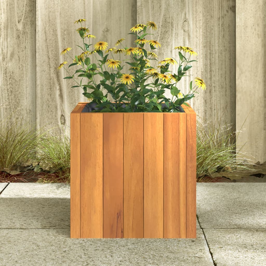 Jardinière Vidaxx 25x25x25 cm bois d'acacia massif