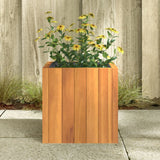 Jardinière Vidaxx 25x25x25 cm bois d'acacia massif