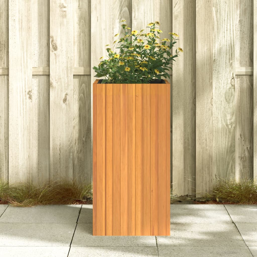Jardinière Vidaxx 45x45x90 cm bois d'acacia massif