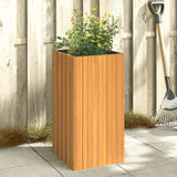 Jardinière Vidaxx 45x45x90 cm bois d'acacia massif