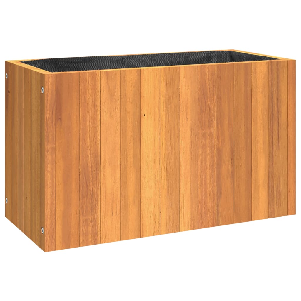 Jardinière Vidaxx 59x27,5x35 cm bois d'acacia massif