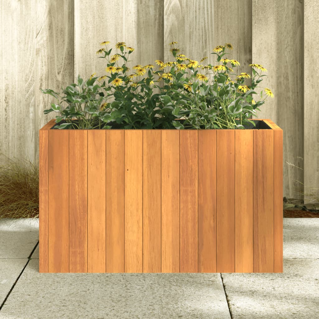 Jardinière Vidaxx 59x27,5x35 cm bois d'acacia massif