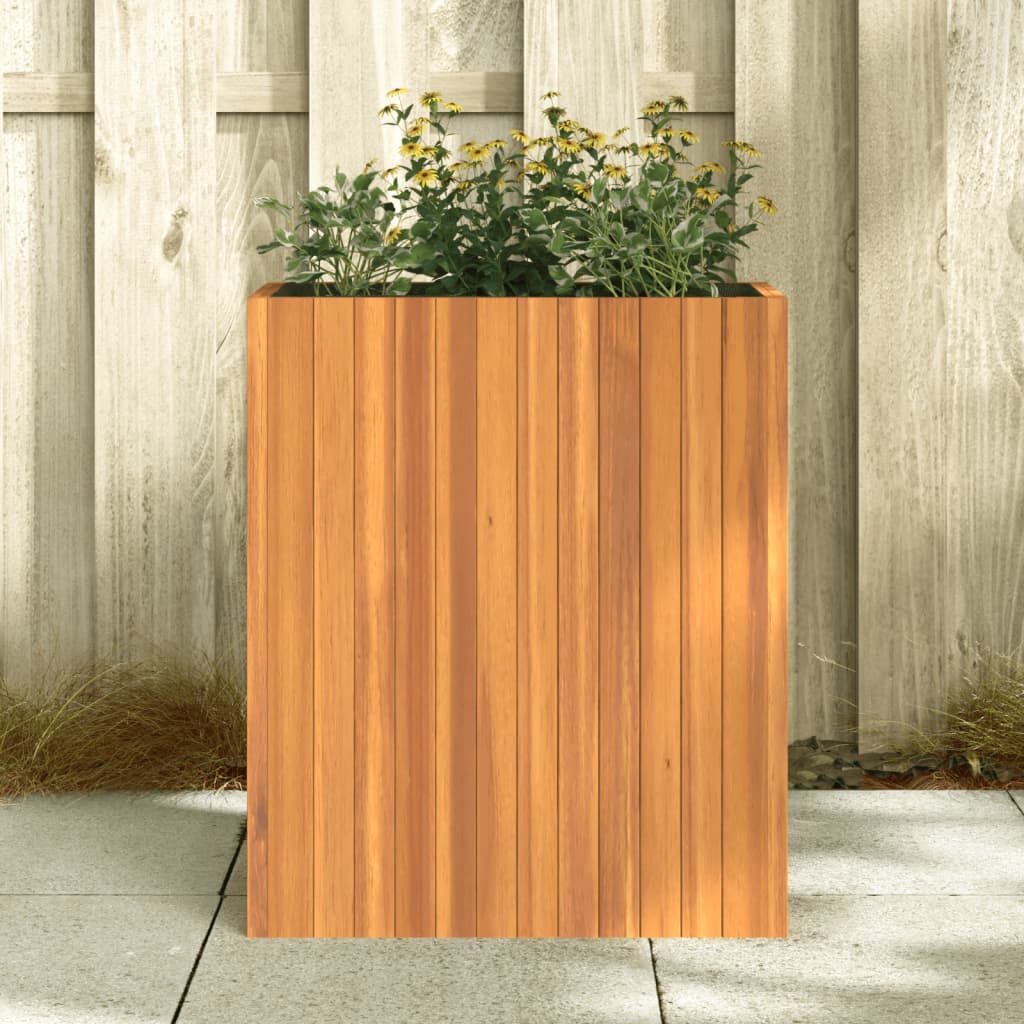 VidaXL Planter 59x27.5x70 cm Solid Acaciahout