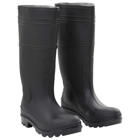 VidaXL bottes de pluie taille 38 PVC noir