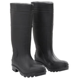 Vidaxl Rain Boots Størrelse 38 PVC Sort