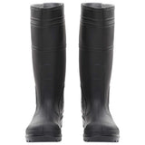 VidaXL bottes de pluie taille 38 PVC noir