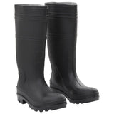 Vidaxl Rain Boots Storlek 39 PVC Black