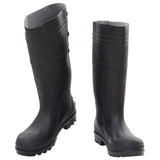 Vidaxl Rain Boots Size 39 PVC Black