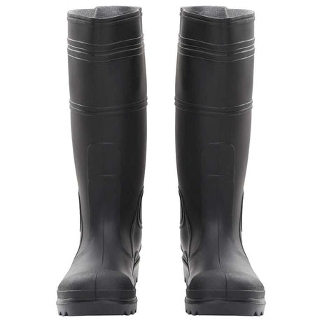 VidaXL bottes de pluie taille 39 PVC noir