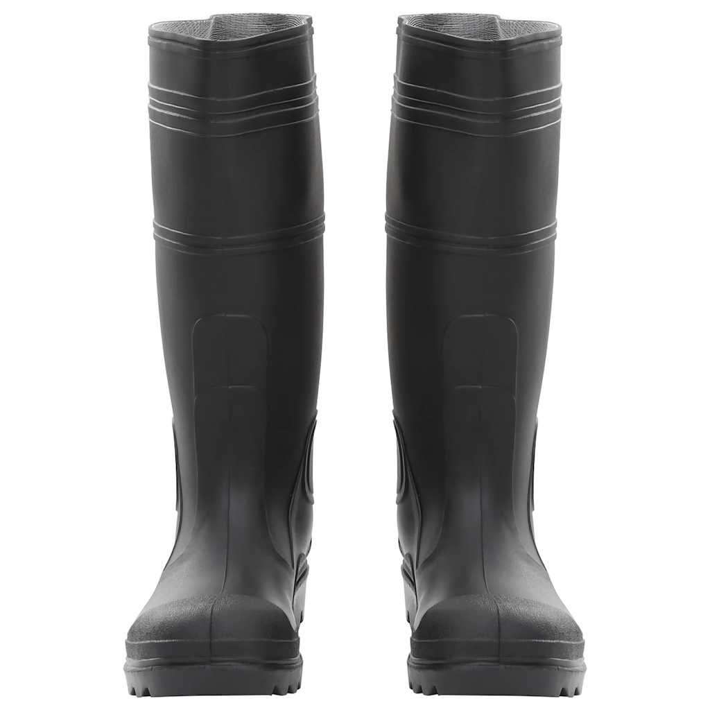 VidaXL bottes de pluie taille 40 PVC noir