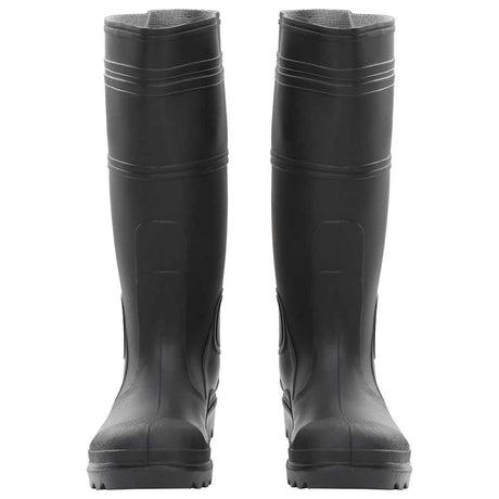 VidaXL bottes de pluie taille 40 PVC noir