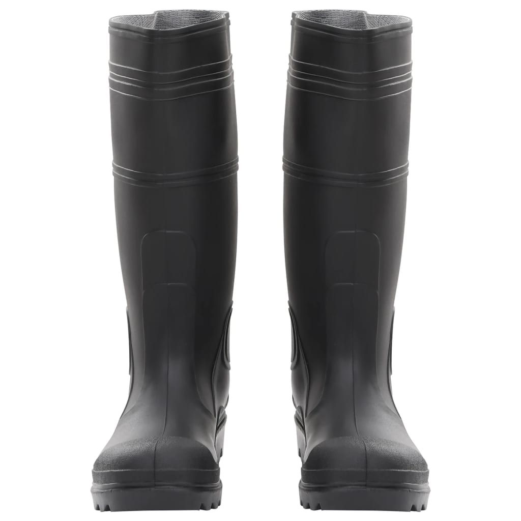 Vidaxl Rain Boots Storlek 40 PVC Black