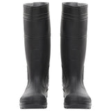 Botas de lluvia Vidaxl tamaño 40 PVC Negro