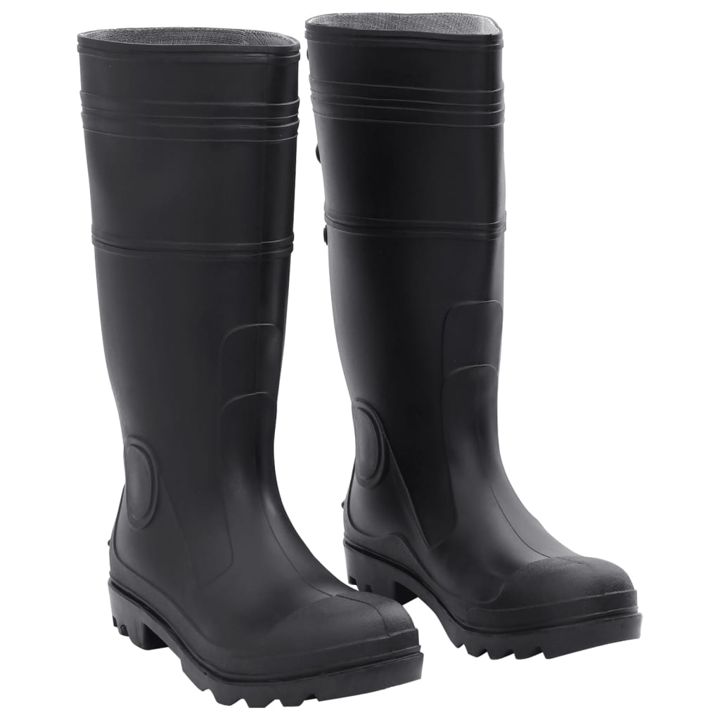 Vidaxl Rain Boots Størrelse 42 PVC Sort