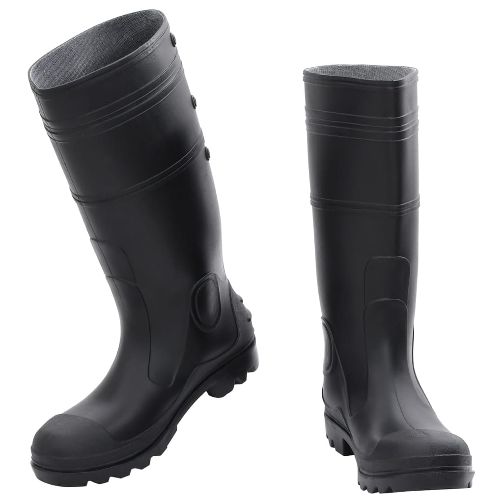 Vidaxl Rain Boots Størrelse 42 PVC Sort