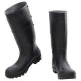 Vidaxl Rain boots size 42 PVC Black