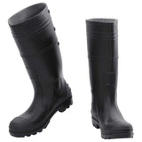 VidaXL bottes de pluie taille 42 PVC noir