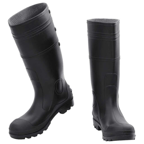 VidaXL bottes de pluie taille 42 PVC noir