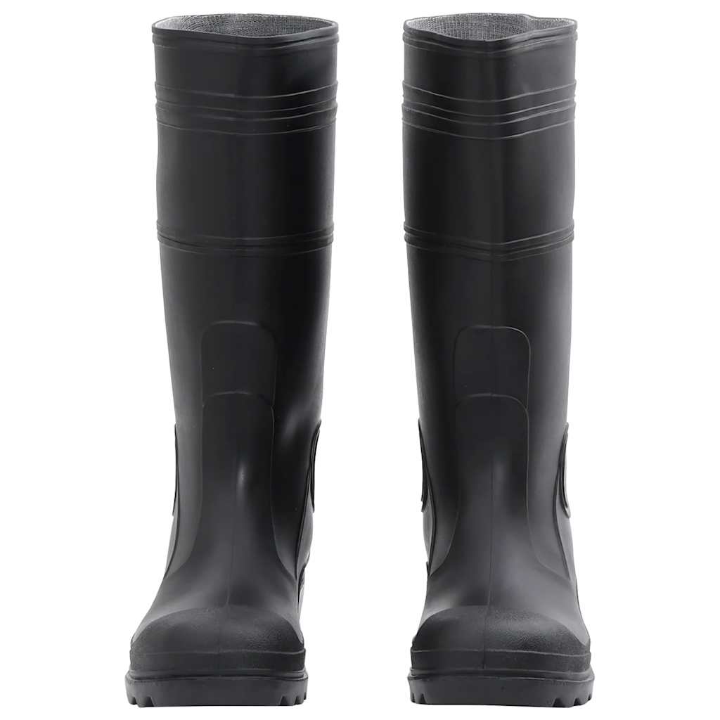 VidaXL bottes de pluie taille 42 PVC noir