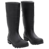 VidaXL bottes de pluie taille 43 PVC noir