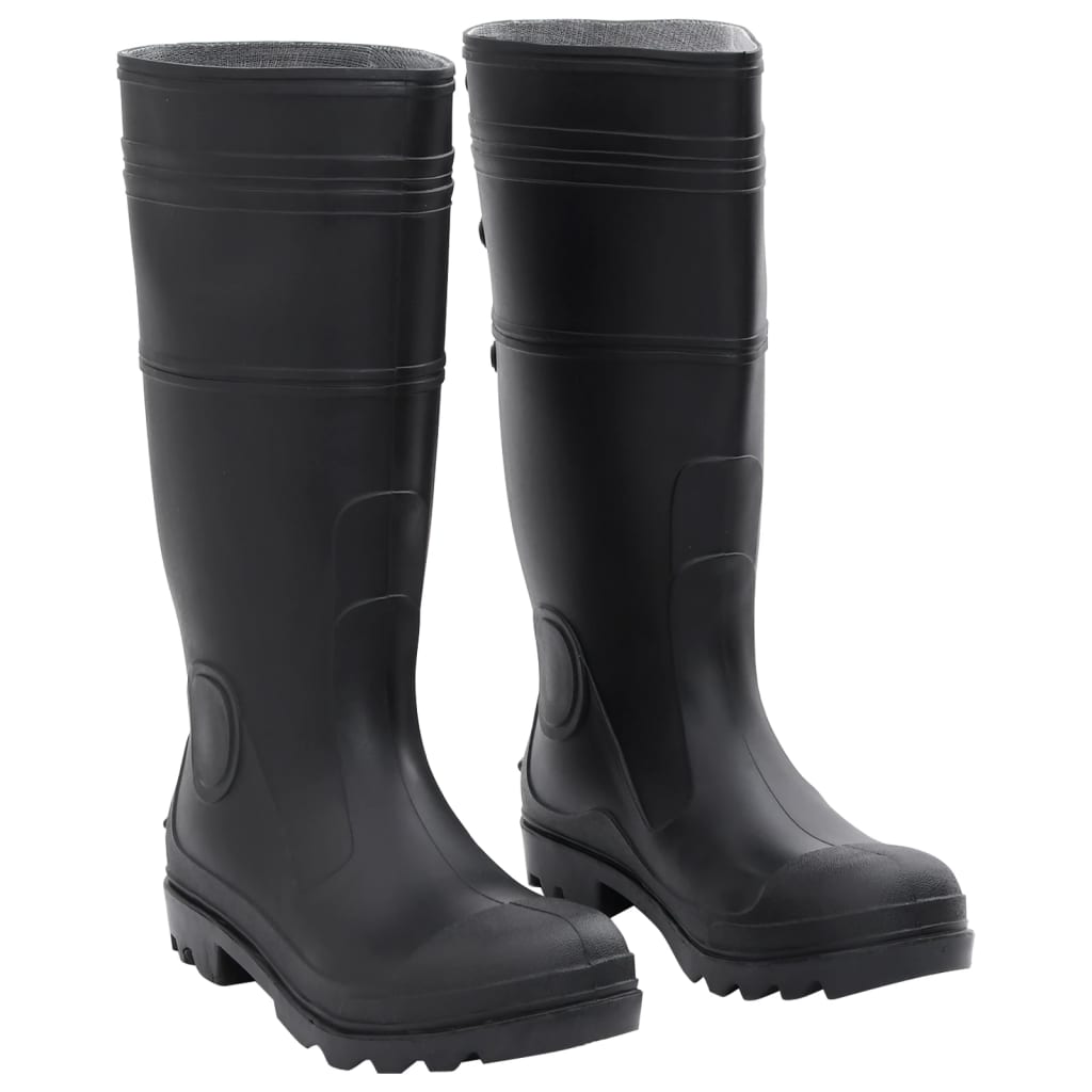 Vidaxl Rainboots Størrelse 43 PVC Sort