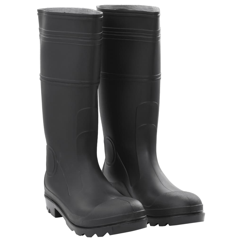 Vidaxl Rainboots Taille 44 PVC Black